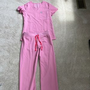 Pink Figs XXS top and XS bottoms